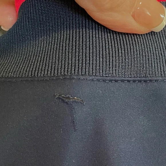 G/FORE Men's Golf Quarter-Zip Pullover Windbreaker Size Medium in Twilight FLAW - Picture 11 of 11